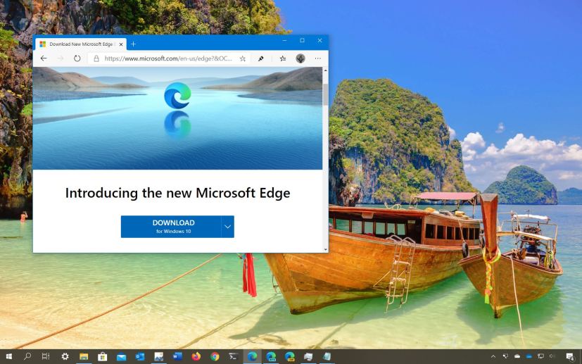 Microsoft Edge Chromium available on Windows Update