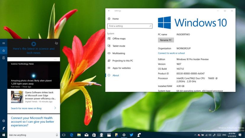 Windows 10 build 14371