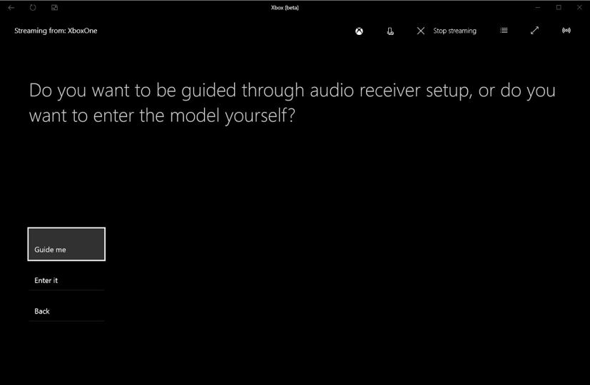Xbox One Audio receiver guide