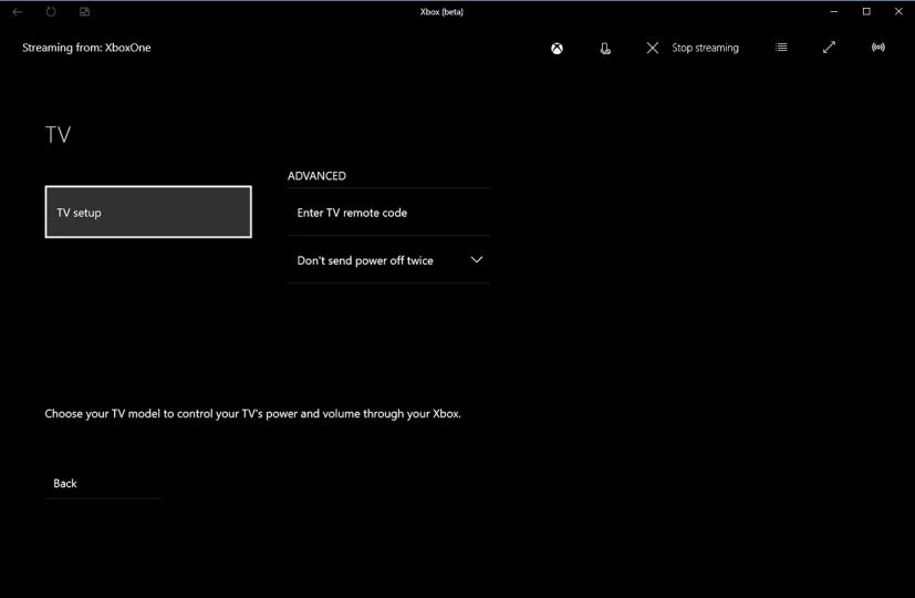 Xbox One TV setup